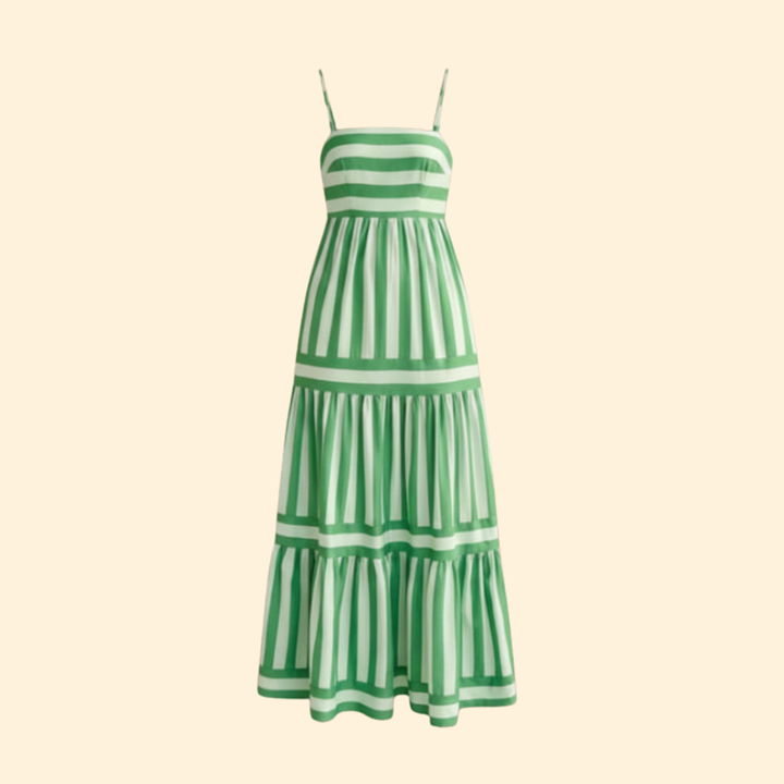 Women's Striped Maxi Dress