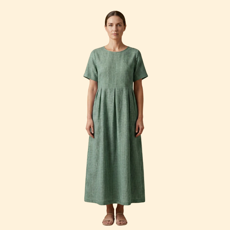 Women's Striped Maxi Dress