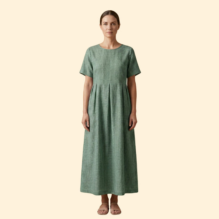 Women's Striped Maxi Dress