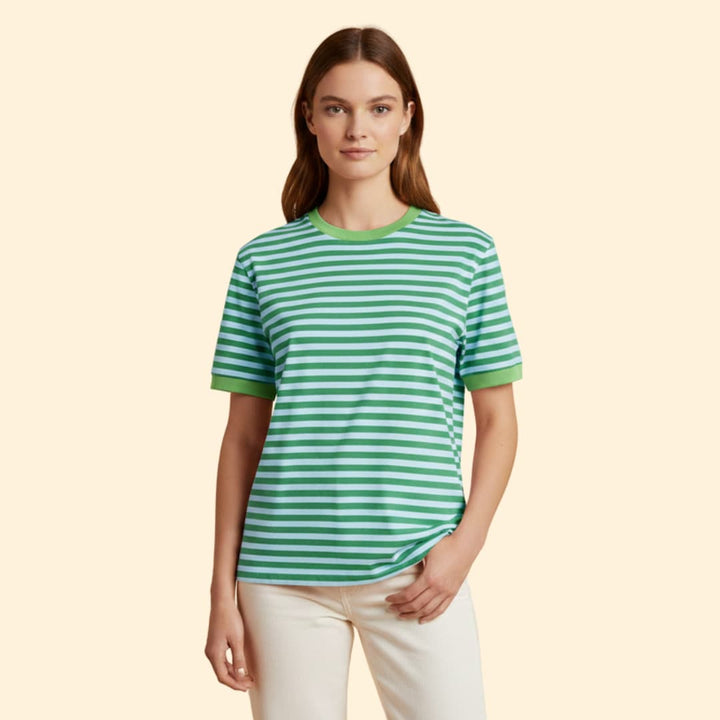 Women's Striped Oversized T-Shirt