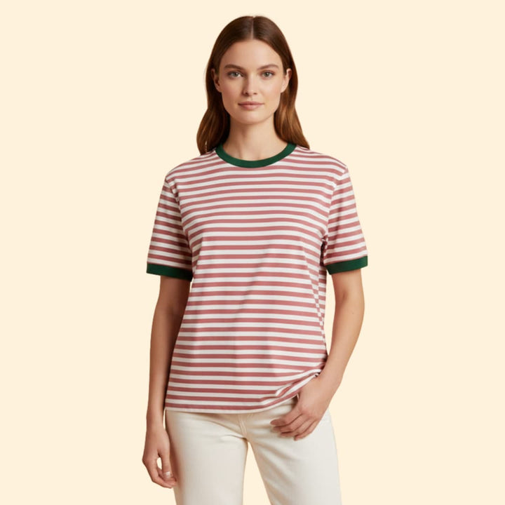 Women's Striped Oversized T-Shirt