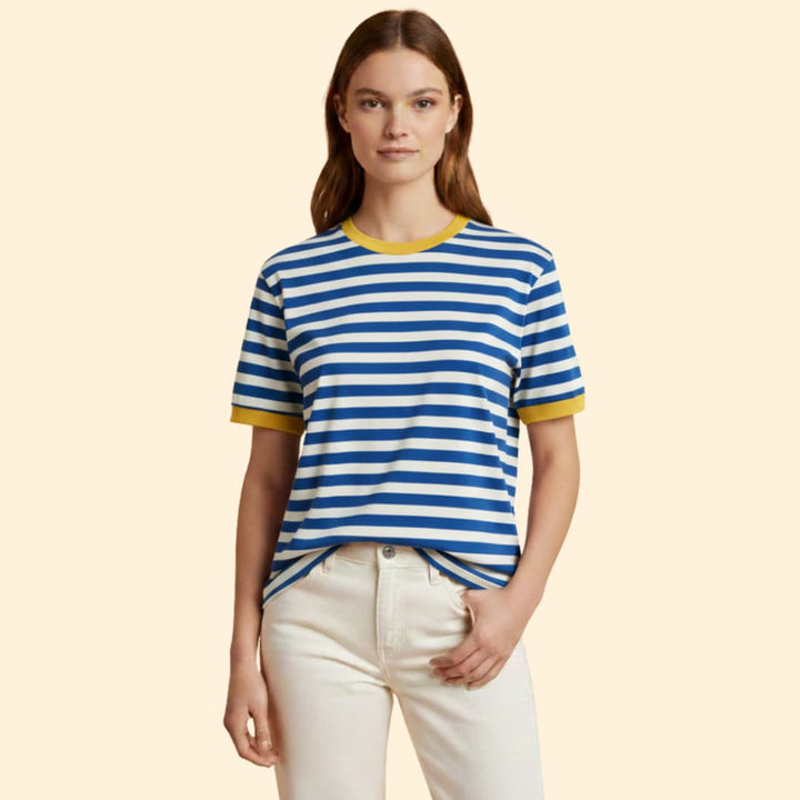 Women's Striped Oversized T-Shirt