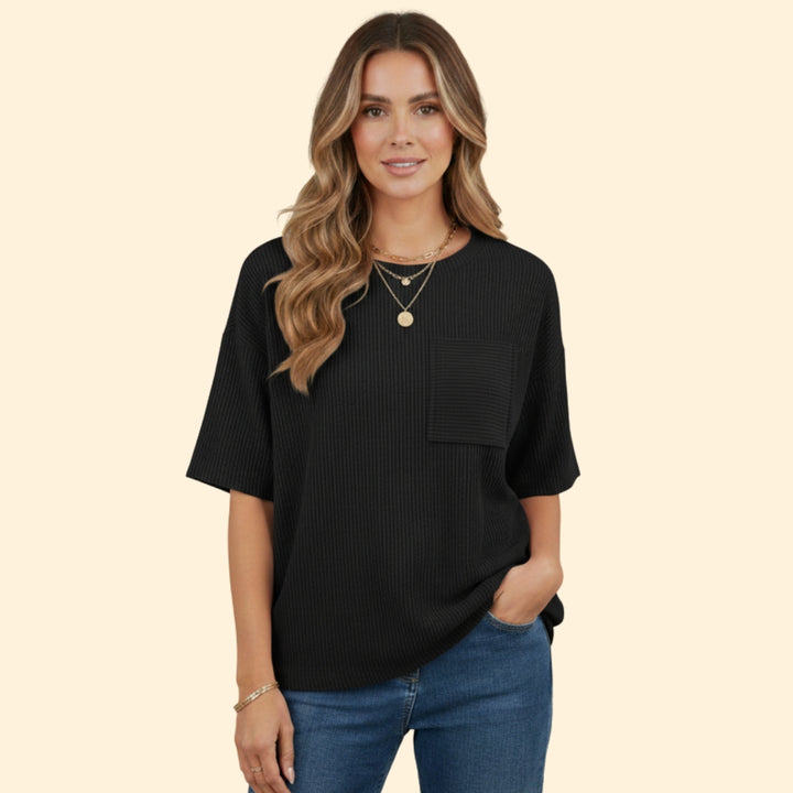Women’s Striped Pocket T-Shirt