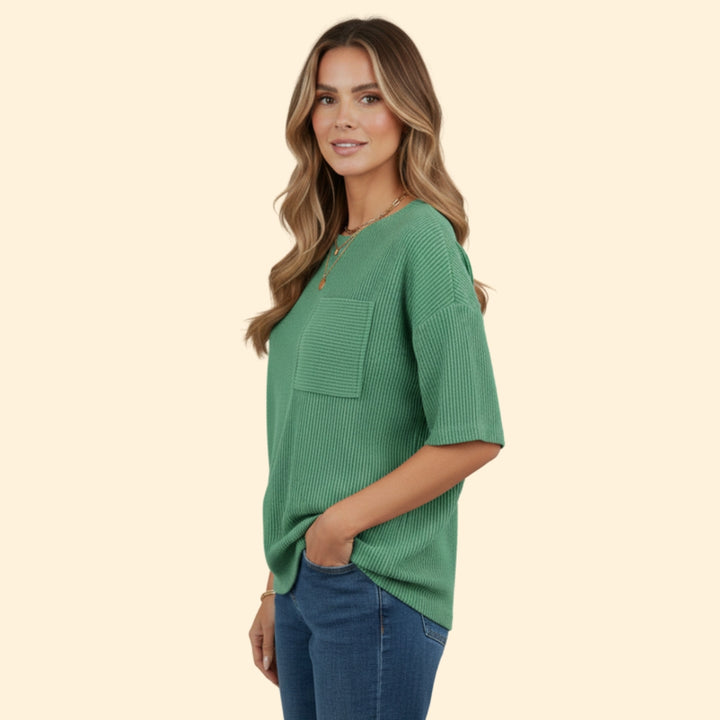 Women’s Striped Pocket T-Shirt
