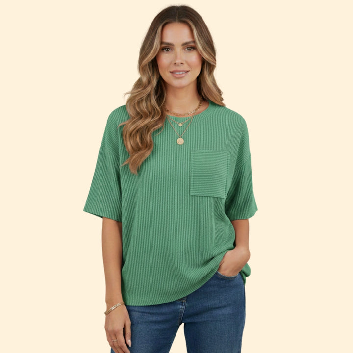 Women’s Striped Pocket T-Shirt