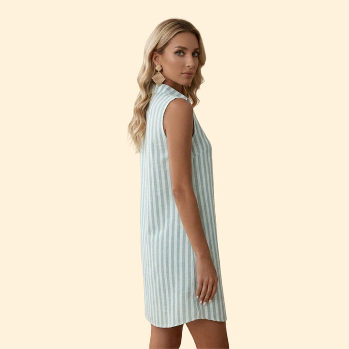 Women's Striped Shirt Dress