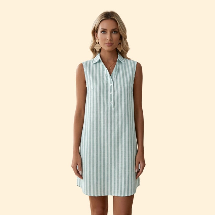 Women's Striped Shirt Dress