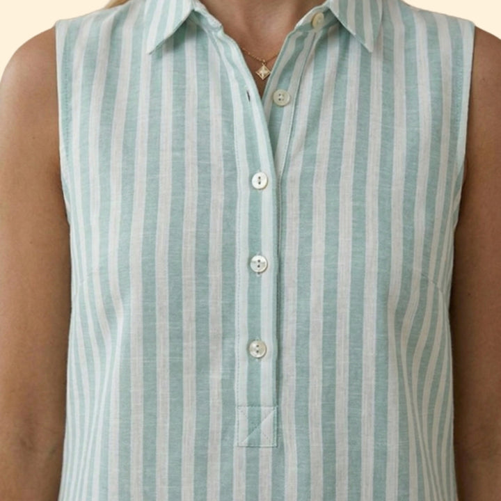 Women's Striped Shirt Dress