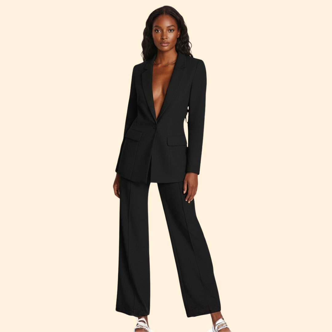 Women’s Structured Blazer with Classic Fit