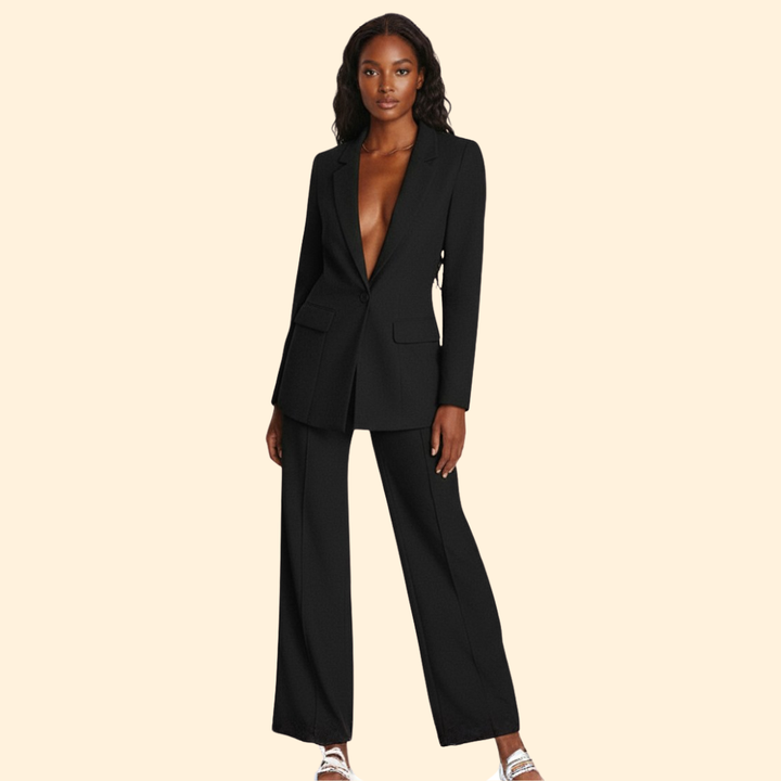 Women’s Structured Blazer with Classic Fit