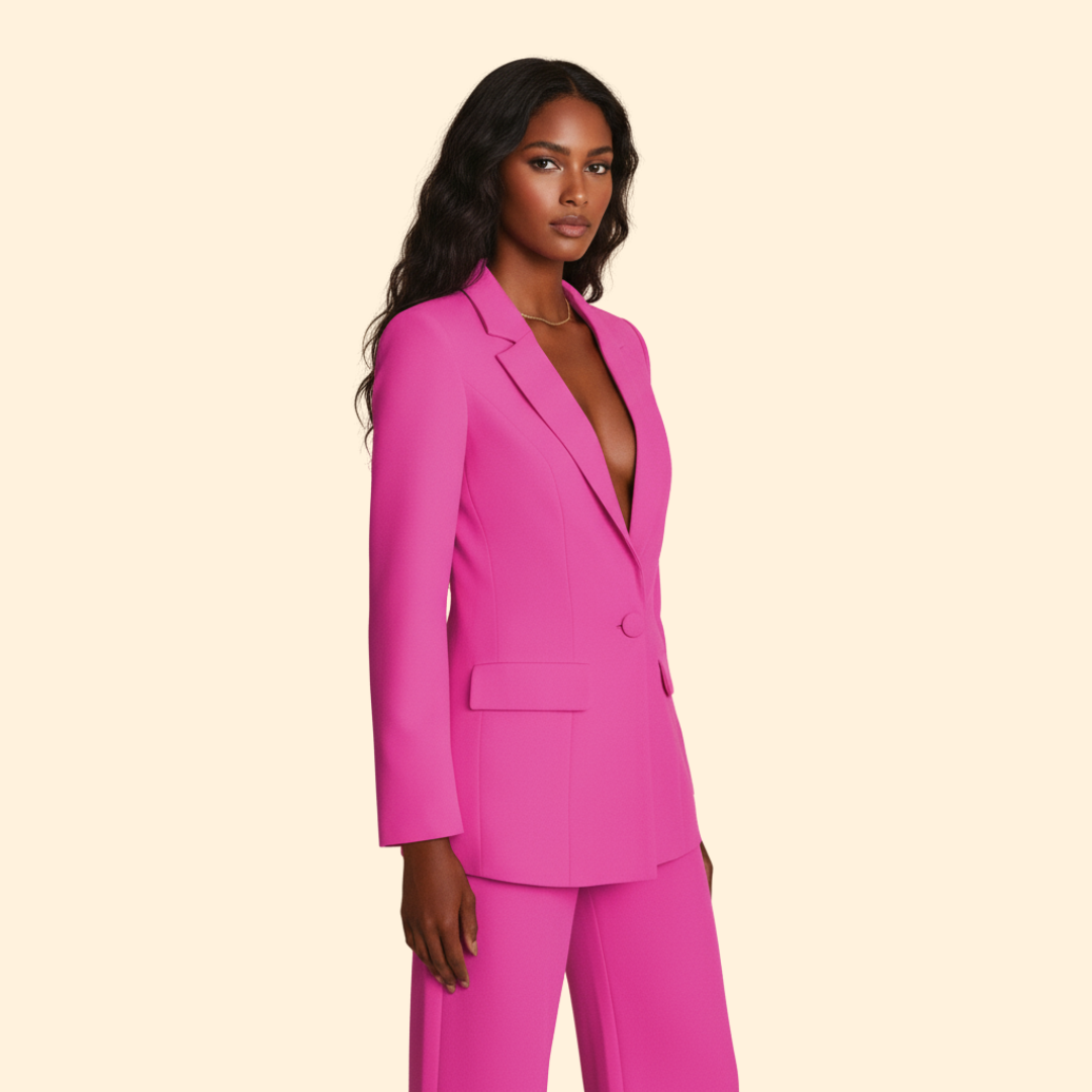 Women’s Structured Blazer with Classic Fit