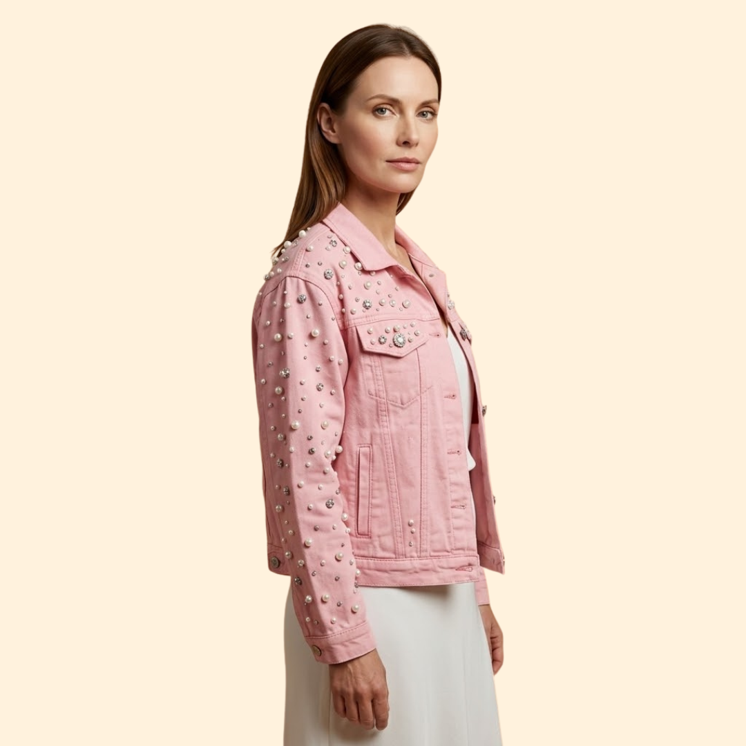 Women’s Studded Bomber Jacket