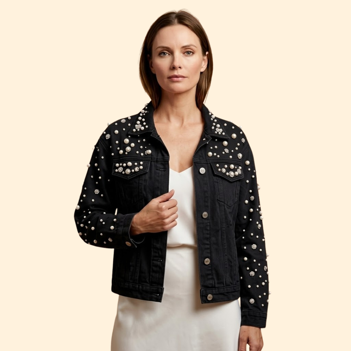 Women’s Studded Bomber Jacket