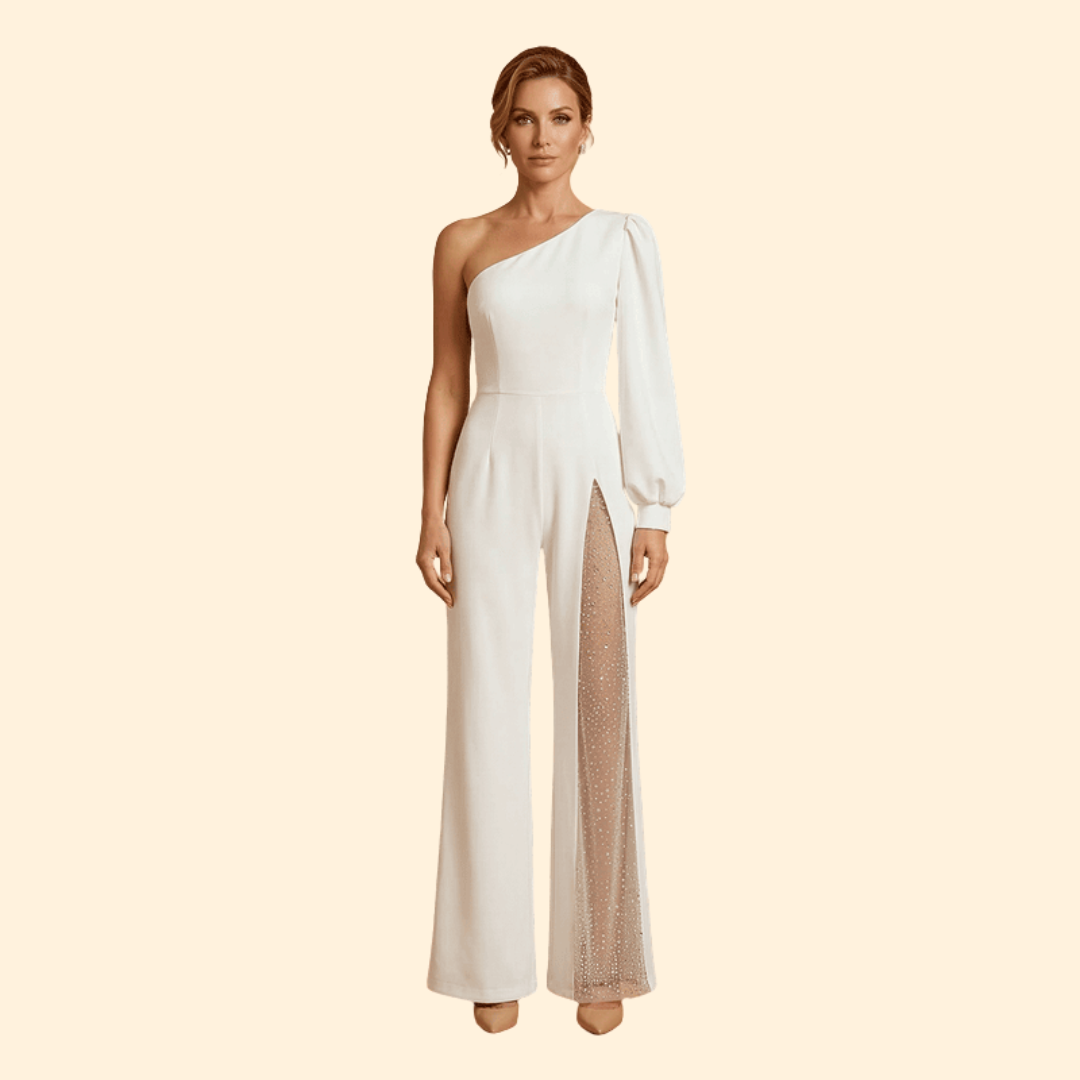 Women's Stunning Jumpsuit with Sheer Details