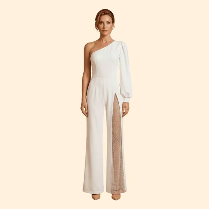 Women's Stunning Jumpsuit with Sheer Details