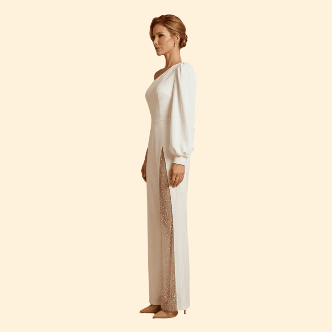 Women's Stunning Jumpsuit with Sheer Details