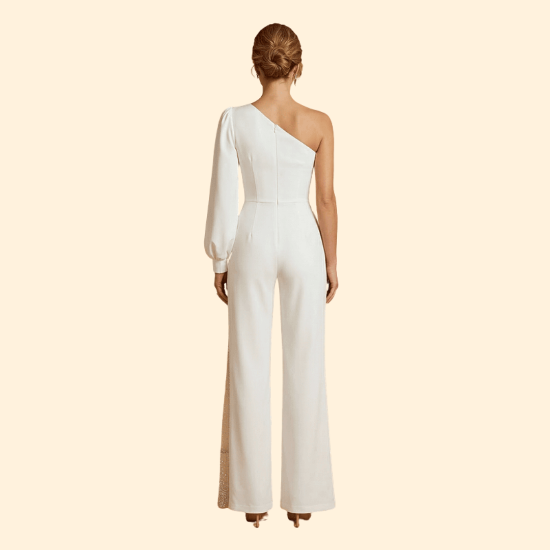 Women's Stunning Jumpsuit with Sheer Details