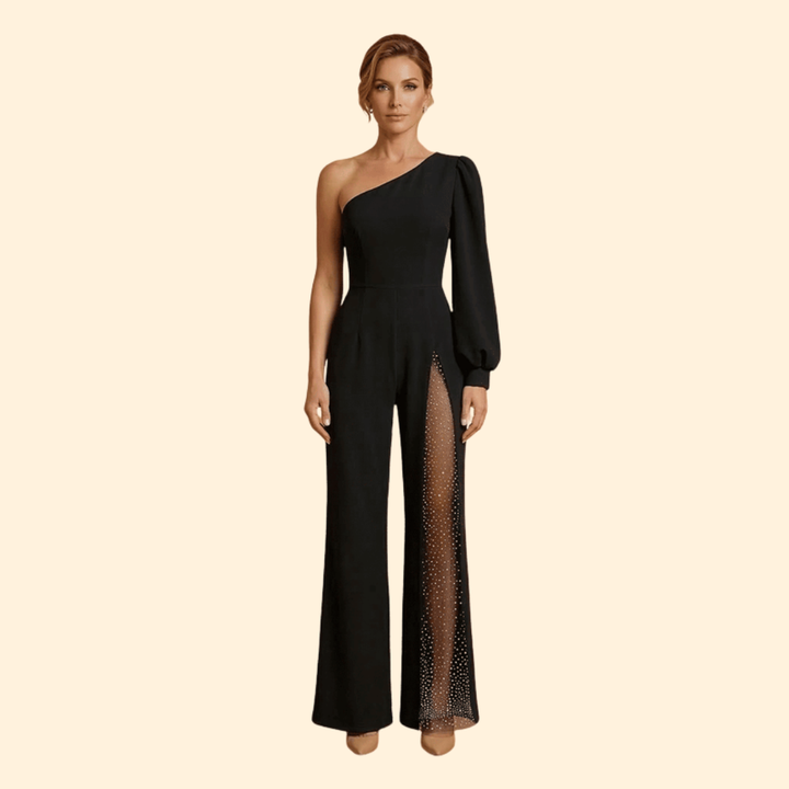 Women's Stunning Jumpsuit with Sheer Details