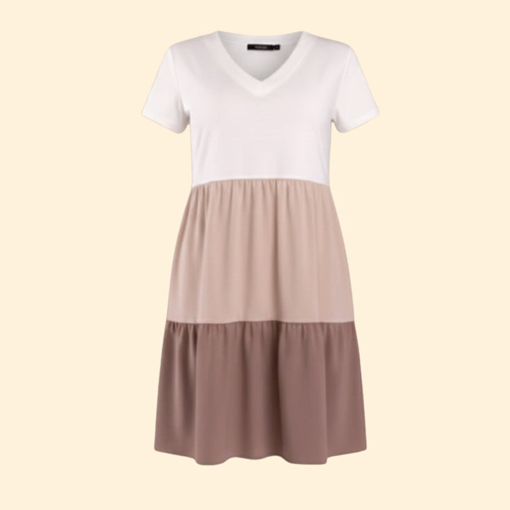 Women's Stylish Color-Block Dress