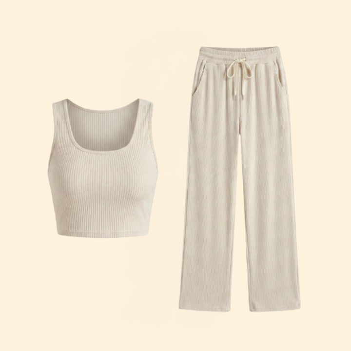 Women’s Stylish Crop Top Set