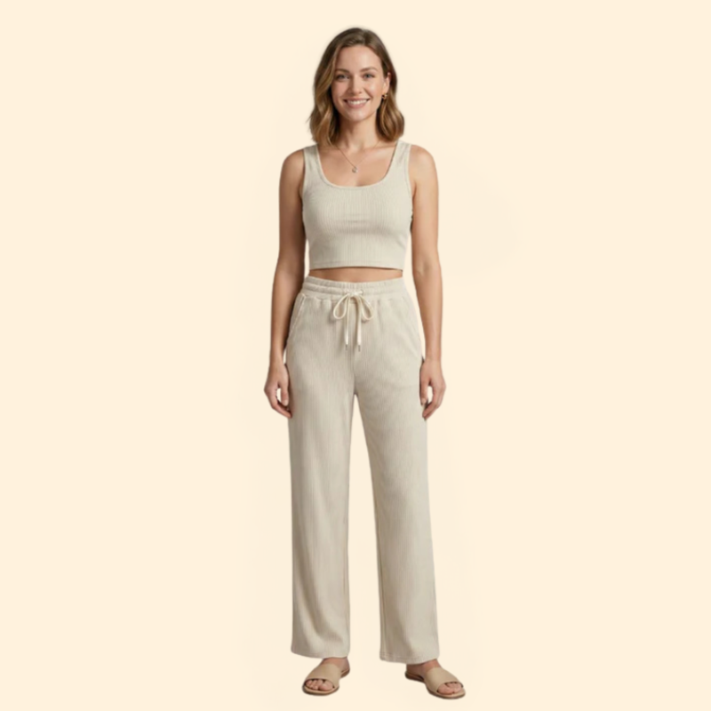 Women’s Stylish Crop Top Set