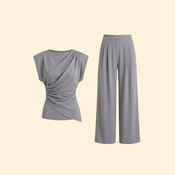 Women's Stylish Draped Set