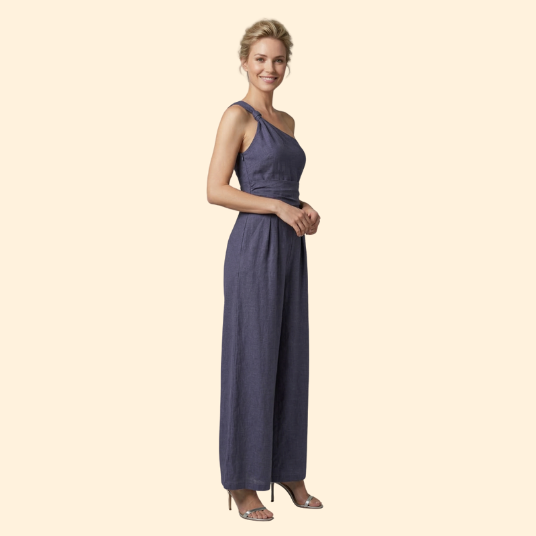 Women's Stylish One-Shoulder Jumpsuit