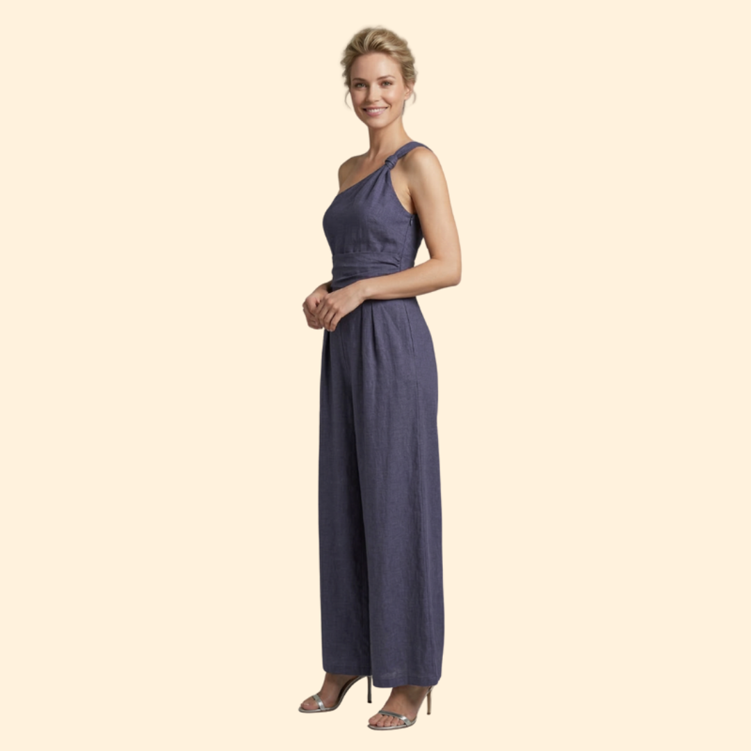 Women's Stylish One-Shoulder Jumpsuit