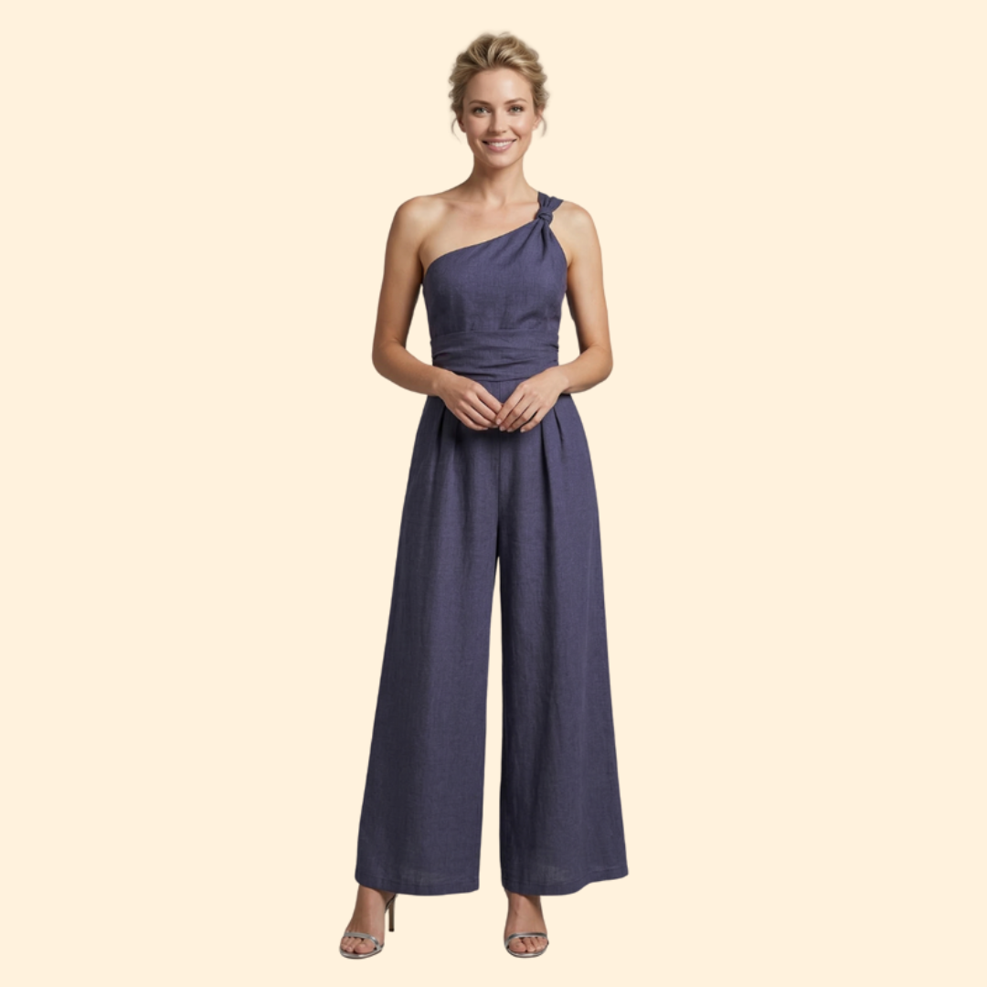 Women's Stylish One-Shoulder Jumpsuit