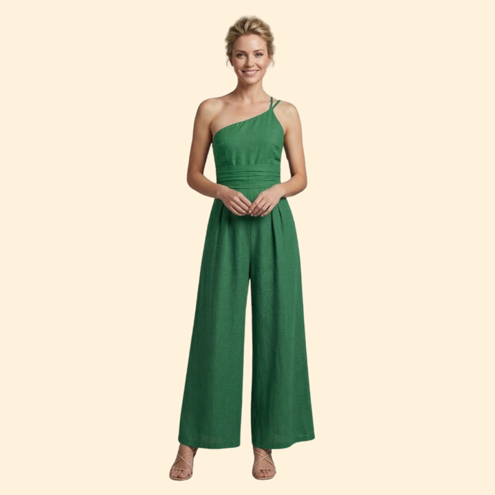 Women's Stylish One-Shoulder Jumpsuit