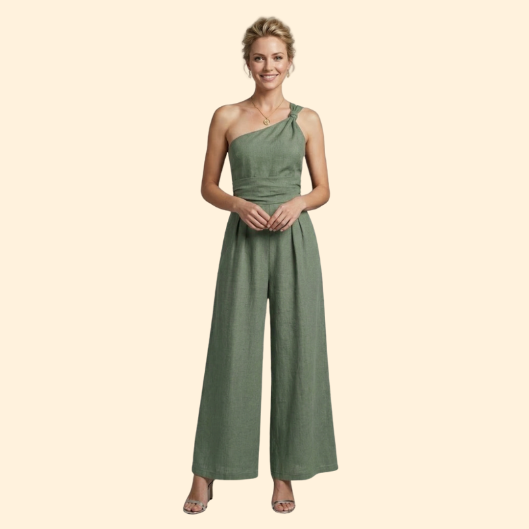 Women's Stylish One-Shoulder Jumpsuit