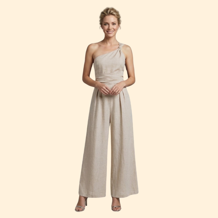 Women's Stylish One-Shoulder Jumpsuit