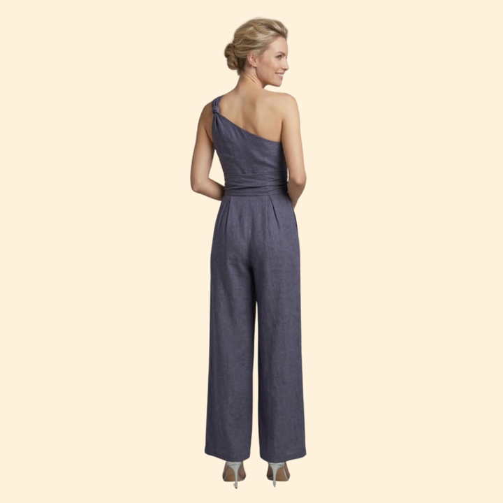 Women's Stylish One-Shoulder Jumpsuit