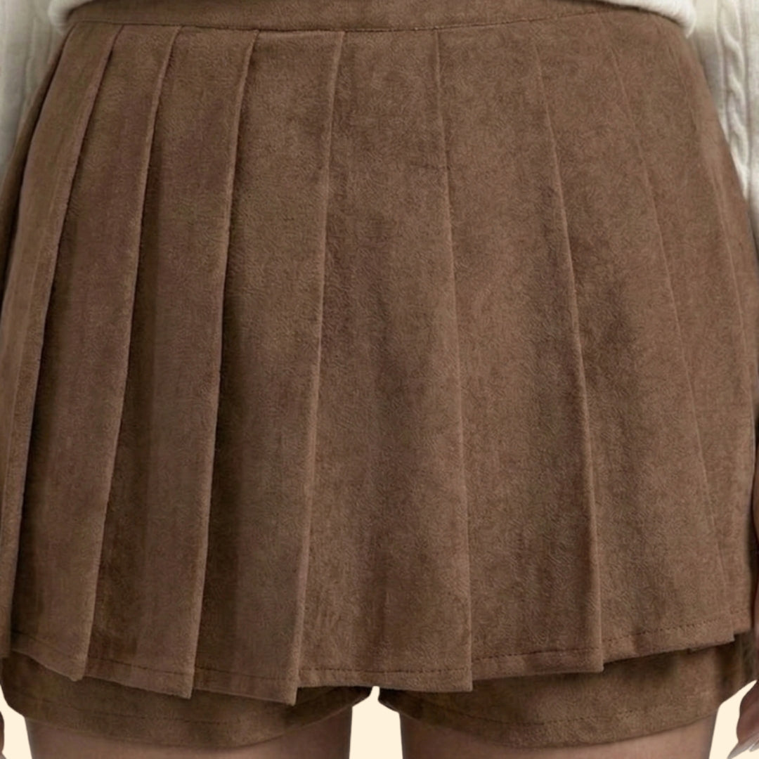 Women's Stylish Pleated Mini Skirt