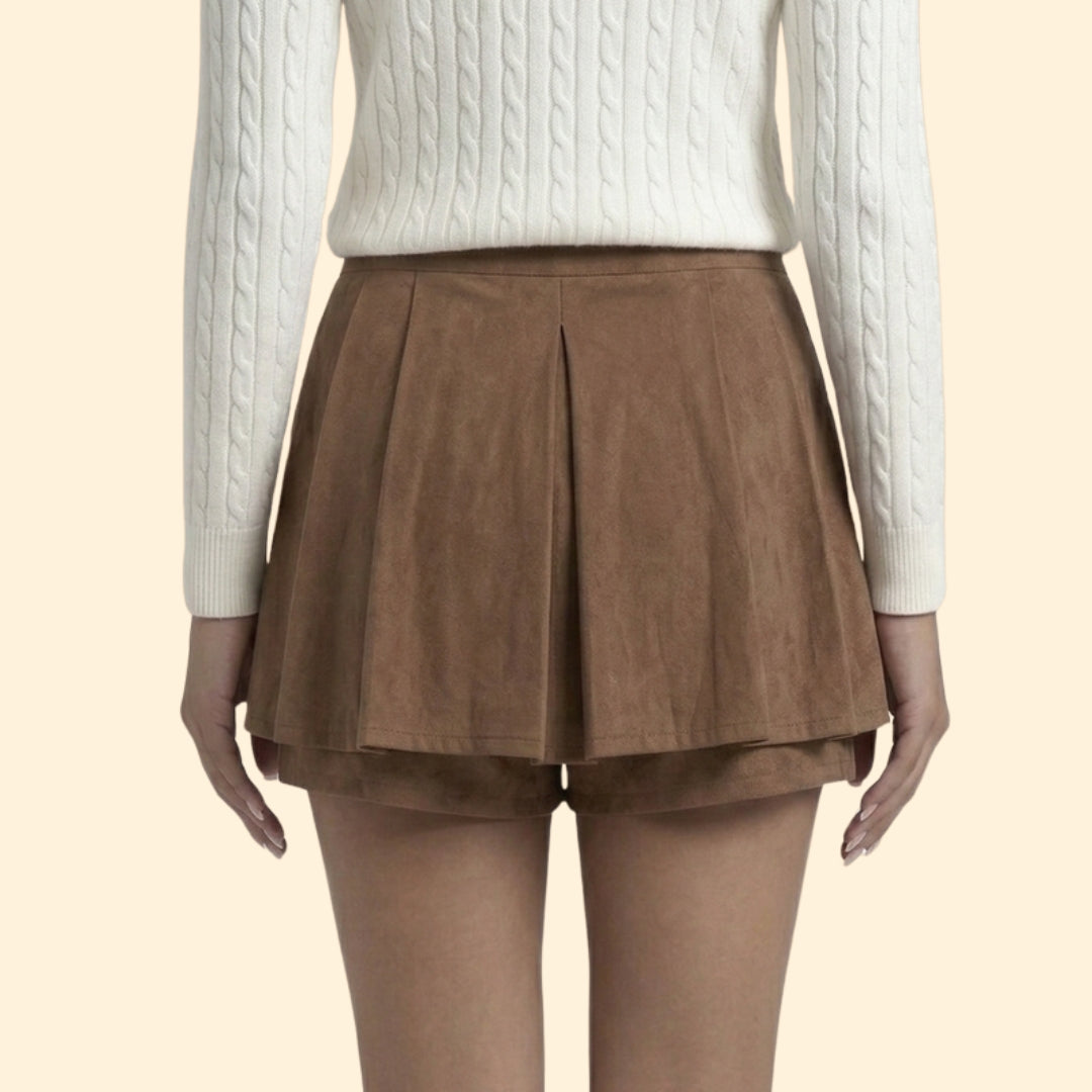 Women's Stylish Pleated Mini Skirt