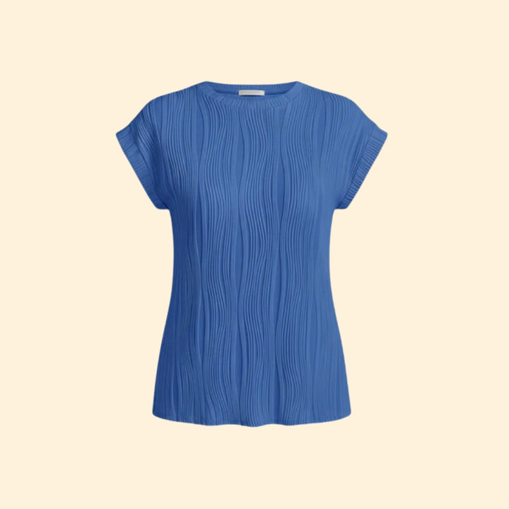 Women's Stylish Pleated T-Shirt