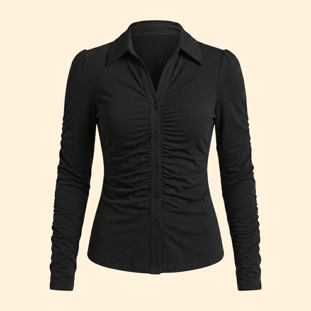 Women's Stylish Ruched Shirt