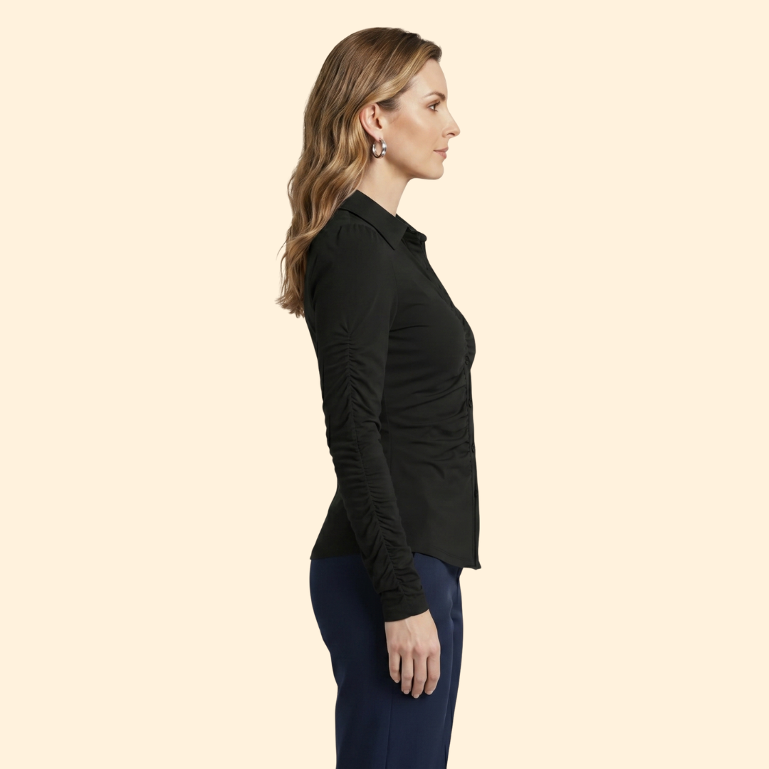 Women's Stylish Ruched Shirt