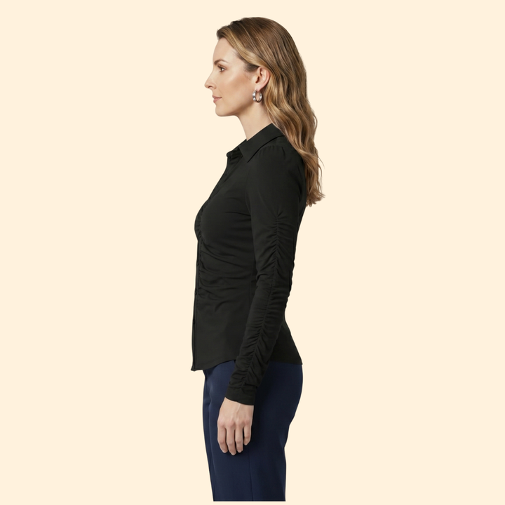 Women's Stylish Ruched Shirt