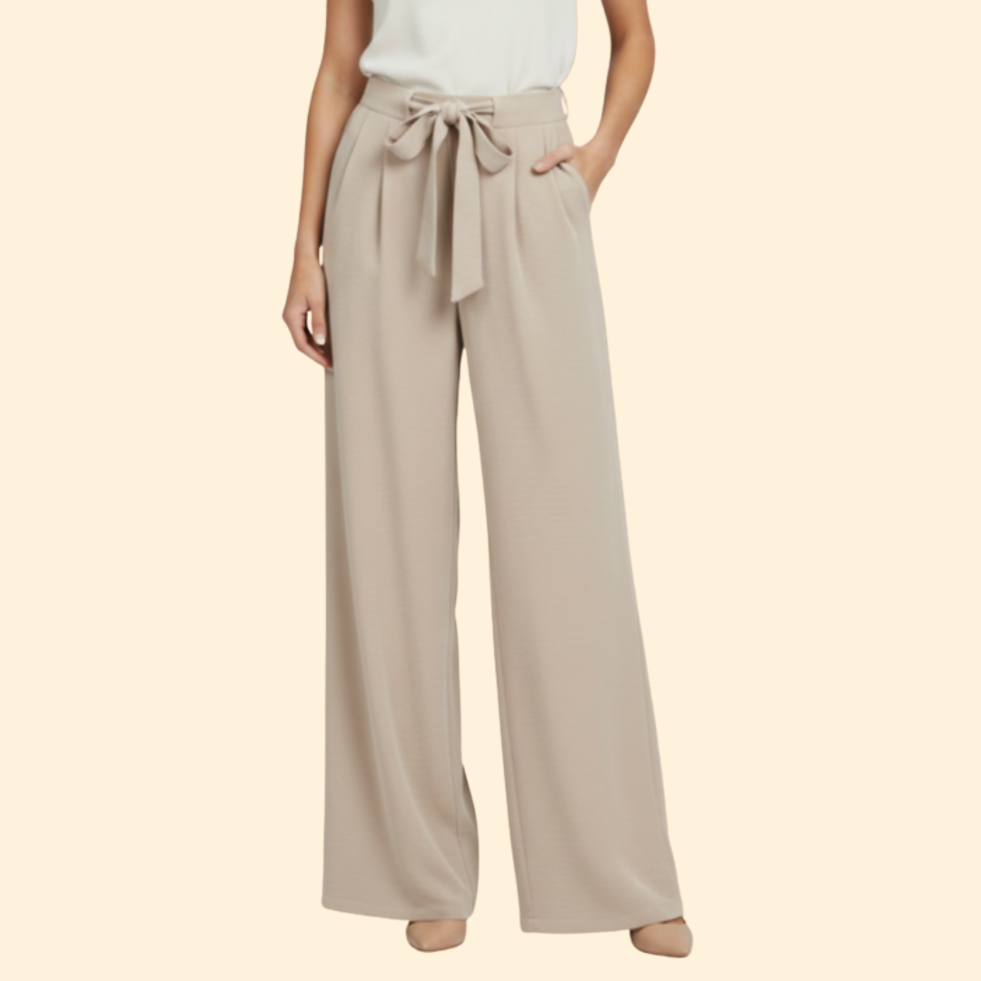 Women's Stylish Tie-Waist Palazzo Pants