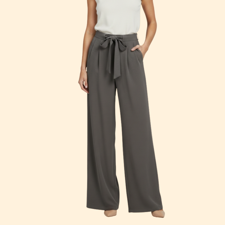 Women's Stylish Tie-Waist Palazzo Pants