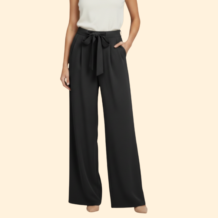 Women's Stylish Tie-Waist Palazzo Pants