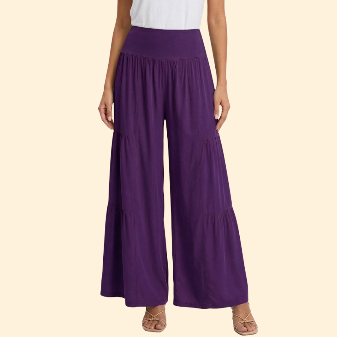Women's Stylish Tiered Trousers