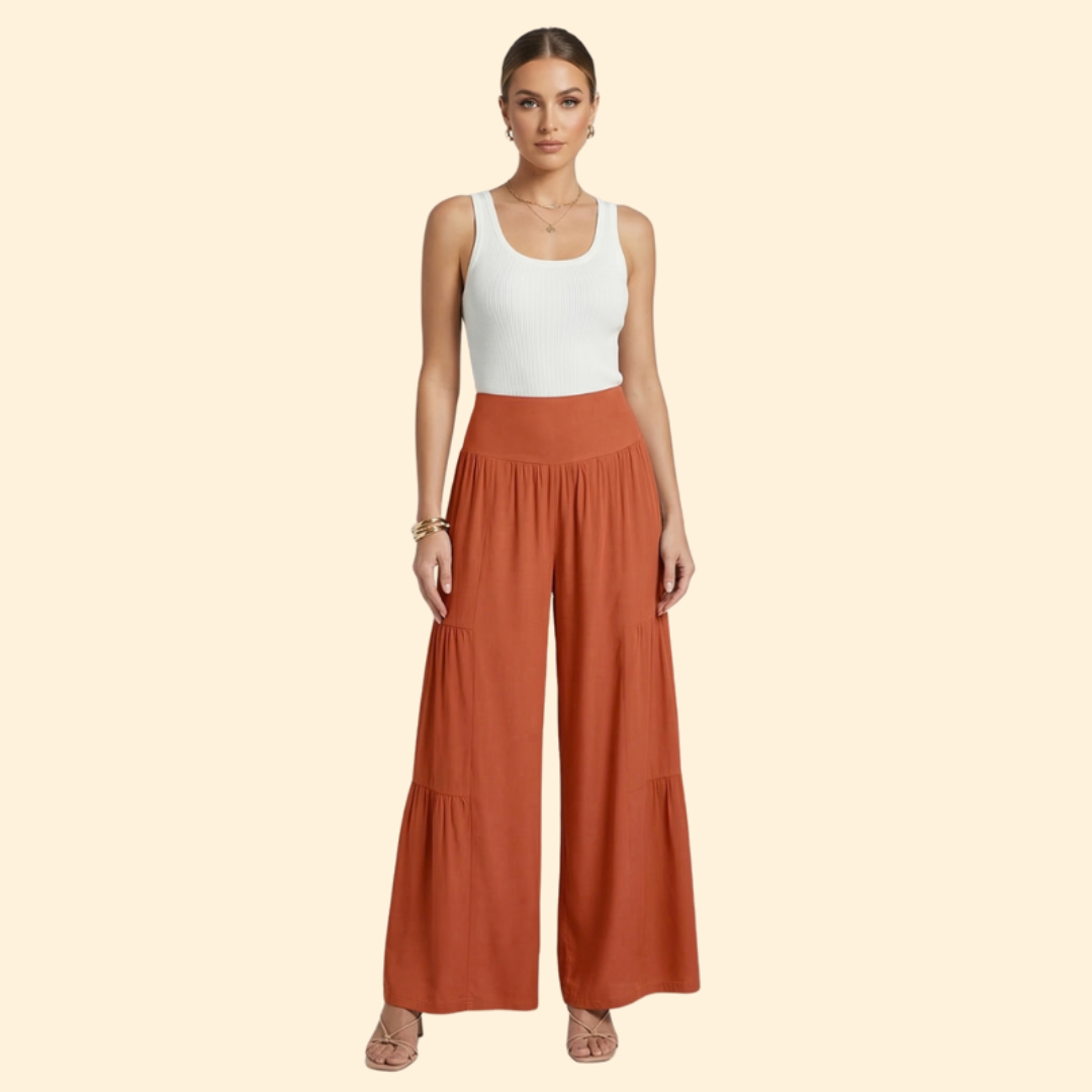 Women's Stylish Tiered Trousers