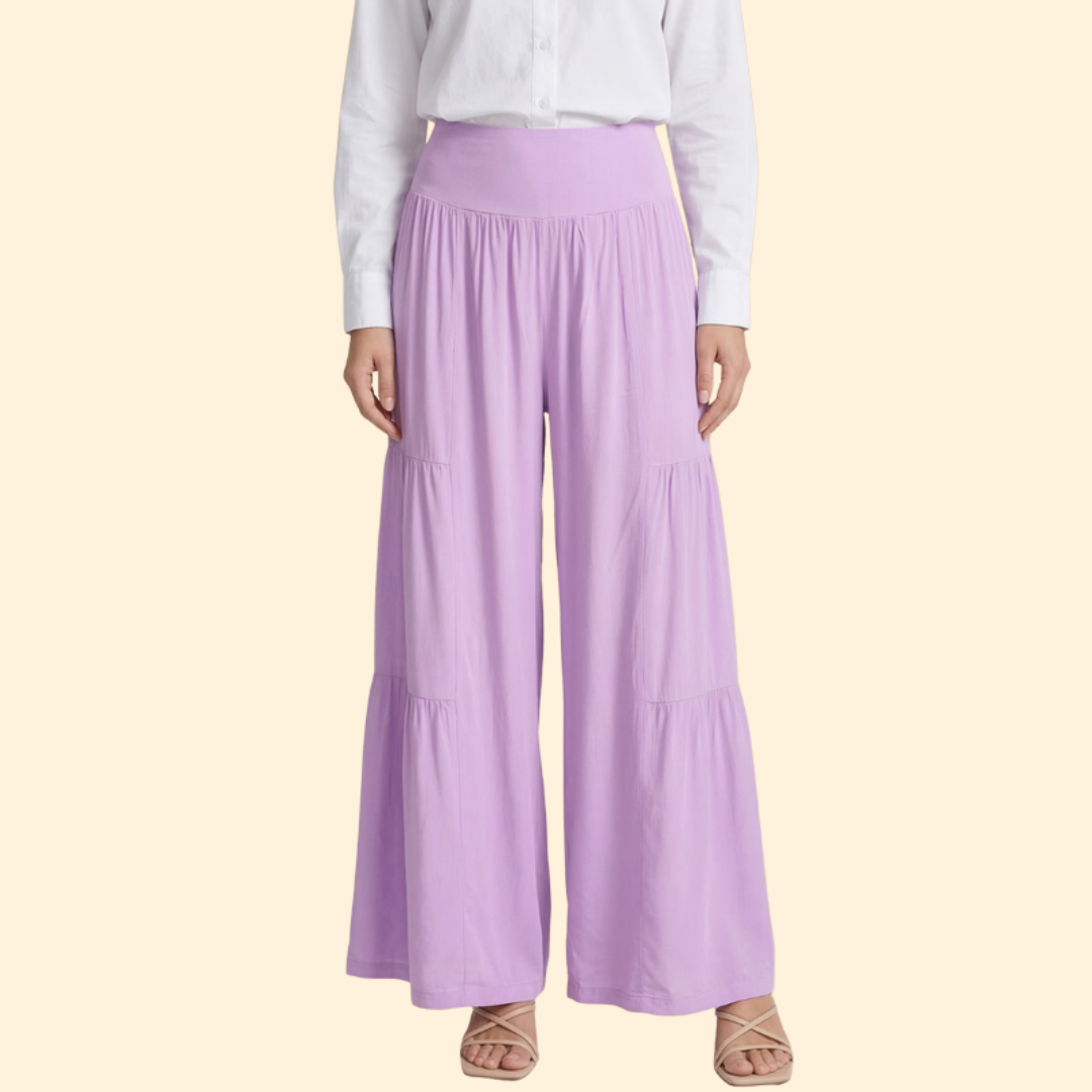 Women's Stylish Tiered Trousers
