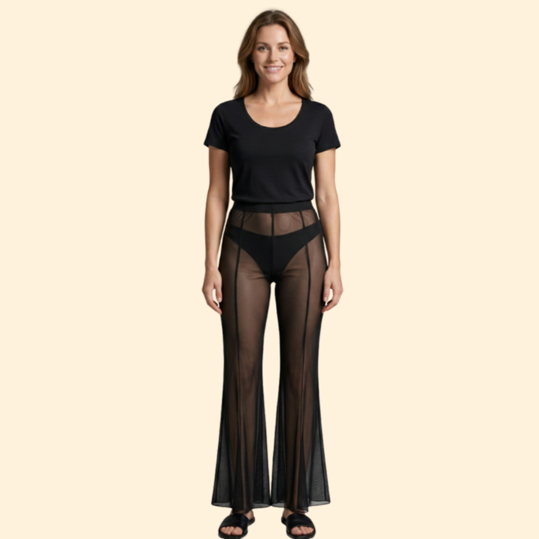 Women's Stylish Transparent Cover-Up Pants