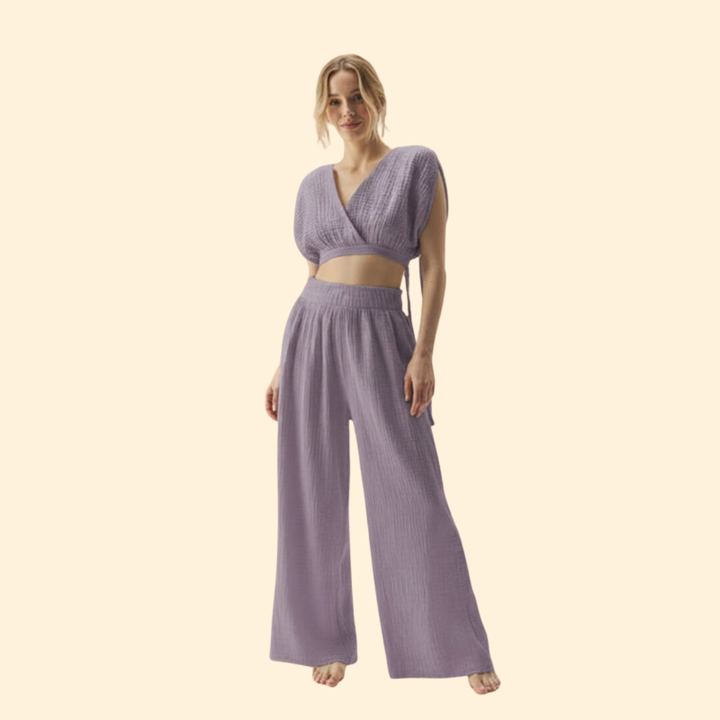 Women's Stylish Two-Piece Jumpsuit