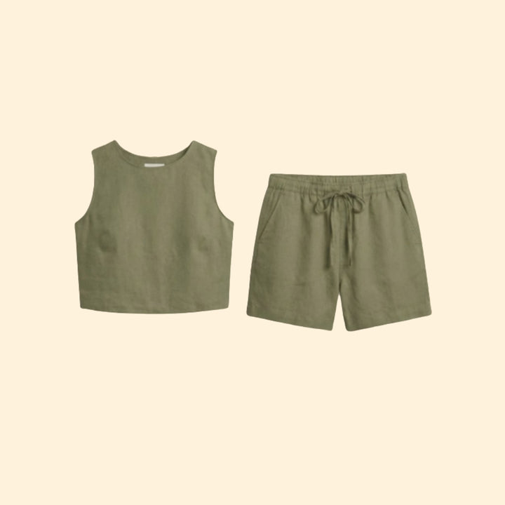 Women's Casual Tank & Shorts Set