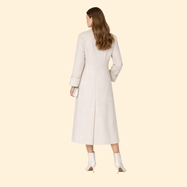 Women’s Tailored Button Long Coat