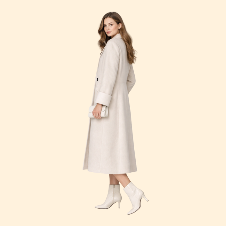 Women’s Tailored Button Long Coat